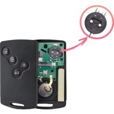 Gma Keys Renault Clio4 Kumanda Kabı 1 Adet + Iç Kart Bobini Kart Anteni 1 Adet