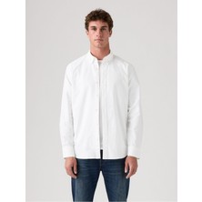 Levi's Authentıc Button Down Oxfor Erkek Beyaz Gömlek A7210-0000