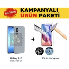 Techno Guru Samsung Galaxy A16 Magsafe Kılıf ve Ekran Koruyucu Içerikli Ekonomik Paket