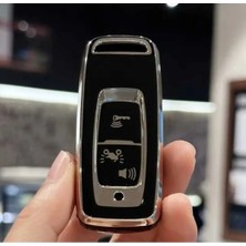 Gma Keys Honda Pcx 2021-2022-2023-2024-2025 Yılı Model Nano Anahtar Kılıfı Siyah Gümüş Renk/ Forza Için Uymaz