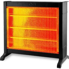  2100 watt elektrikli quartz ısıtıcı- 3 çubuklu ayarlanabilir- devrilme emniyetli