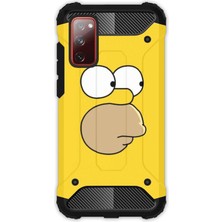 Egstech Samsung Galaxy S20 Fe Kılıf Army Tank Full Koruma Antishock - Simpson