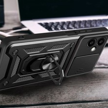 Aydogan's Samsung Galaxy A06 Kılıf Pars Lens Yüzüklü Silikon - Lacivert