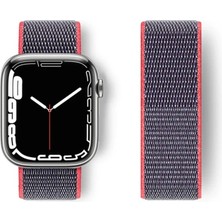 Twin Store Watch 42MM Hasırlı Cırtcırtlı Kordon - Pembe