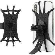 Esnek Silikon Örümcek Bisiklet Telefon Tutucu