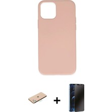 Cepte Toptan iPhone 11 Pro Ahenk Serisi - Siyah 3D Antistatik Hayalet Cam Ekran Koruyucu + Mavi Renkli Kamera Lens Koruma Cam