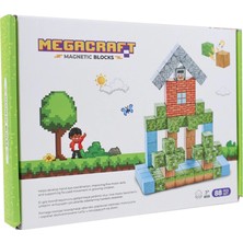 Megacraft Orman ve Ev Temalı Mıknatıslı Bloklar 88 Parça