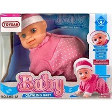 Pilli Emekleyen Sesli Bebek - 1 Adet Stokta Olan Gönderilir