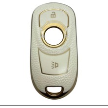 Gma Keys Opel Astra K ve Insignia Grand Uyumlu Anahtarsız Çalıstırma Nano Anahtar Kılıfı Beyaz Gold Renk