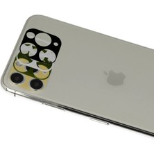 Twin Store Iphone 11 Rainbow Kamera Lens Koruma Cam - Gold