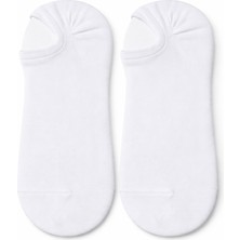 QUALITY WALKING Unisex Pamuklu Dikişsiz Sneaker Çorap Silikon Topuklu Çıkmayan Kayma Yapmayan