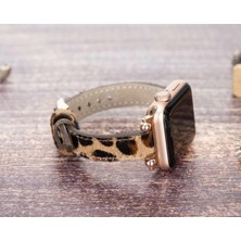 Apple Watch Uyumlu Deri Kordon 38-40-41MM Ferro LEO1N
