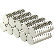 N35 12X2 mm Neodyum Mıknatıs 100 Adet, Yuvarlak, Nikel Kaplamalı Kaliteli ve Dayanıklı Ürün