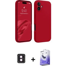 BUTİMAR'S iPhone 16 Kozmos Yansıma Özel Seri - Siyah Bilvis 5in1 5d Magic Hayalet Cam Ekran Koruyucu + Pembe Pvd Metal Kamera Lens