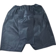 Private 60 Adet Battal Boy Kapaklı Hasta Muayene Kolonoskobi Siyah Tela Şort Pencereli Kullan At Tek Kullanımlık