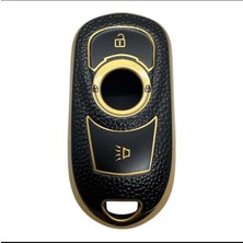 Gma Keys Opel Astra K ve Insignia Grand Uyumlu Anahtarsız Çalıstırma Nano Anahtar Kılıfı Siyah Gold Renk