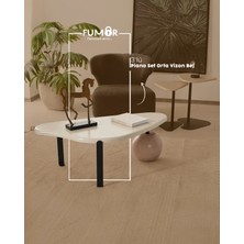 Piano Orta Sehpa ve Zigon Sehpa Set