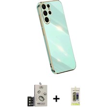 Cepte Toptan Galaxy S25 Ultra Yankı Serisi - Siyah Joko Magic 5d Hayalet Cam + Siyah Bilvis Titan Kamera Lens