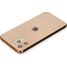 Twin Store Iphone 11 Renkli Kamera Lens Koruma Cam - Turuncu-Kırmızı