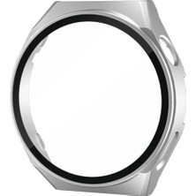 Twin Store Watch Gt3 42MM Dota Camlı Kasa Ekran Koruyucu - Gümüş
