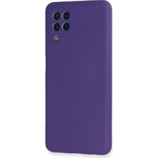 Aydogan's Samsung Galaxy A22 Kılıf Nano Içi Kadife Silikon - Mor