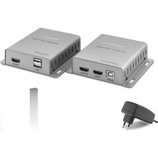 Aydogan's HDMI Kvm Extender 4K 60 M - Gümüş HDX1355
