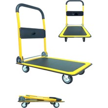 Moonshop Pro Yerli Üretim Koli Yük Paket Taşıma El Arabası 180 kg Kapasiteli Katlanır Tablalı 785P