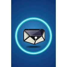 Bahçe Lambası Bahçe Aydınlatma Sensörlü Suya Dayanıklı 100 LED