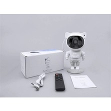 Çocuklara Özel Projeksiyon Astronot Lamba Speaker Sevimli