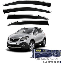Niken Opel Mokka Cam Rüzgarlığı Krom 4'lü 2012+ Sonrası