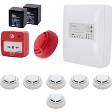 Dmtech FP9000L-2-6 Konvansiyonel Sistem Yangın Alarm Seti 6 Lı