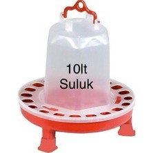 Üzümoğlu 1 Adet Suluk 10 Lt Civciv Tavuk Kaz Ördek Bıldırcın Güvercin Otomatik Suluk