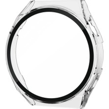 Twin Store Watch Gt3 46MM Dota Camlı Kasa Ekran Koruyucu - Şeffaf