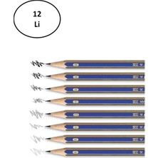 Faber-Castell  Faber Castell Goldfaber 1221 Dereceli Kurşun Kalem 12 Adet