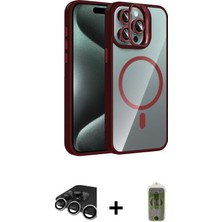 Cepte Toptan iPhone 15 Pro Max Yadigar Asil Koleksiyonu - Siyah Joko Magic 5d Hayalet Cam + Gümüş Raze Metal Kamera Lens