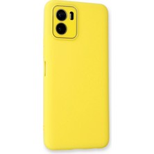Aydogan's Vivo Y15S Kılıf Lansman Glass Kapak - Sarı