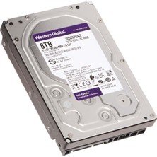 Wd Purple, WD85PURZ, 3.5&amp;quot;, 8tb, 256MB, 5640 Rpm, 7/24 Güvenlik, HDD (Türkiye Distribütörü Garantili)