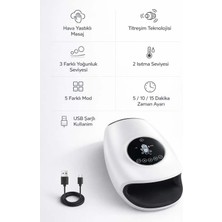 Yorgun Eller Için Profesyonel Isıtmalı El Masaj Aleti - 5 Mod, 3 Yoğunluk