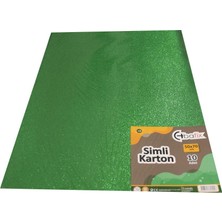 Kitabevimden Bafix Simli Karton 50X70 Yeşil-10-Pkt