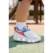 Vicco Işıklı Spor Ayakkabı Ortopedik Hafif Erkek Çocuk Sneakers PVC Taban ile Günlük Kullanım İçin