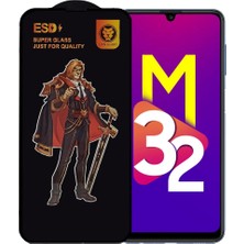 Bzontech Samsung M32 Anti Statik Ekran Koruyucu Toz Tutmayan Kırılmaz Cam