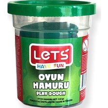 Kitabevimden Lets Oyun Hamuru Tek Renk Yeşil 110 gr L8440-4