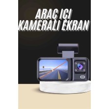 1080P Sürüş Kaydedici 2 Inç Araç Araba Ön Iç Arka Dvr IPS Ekran