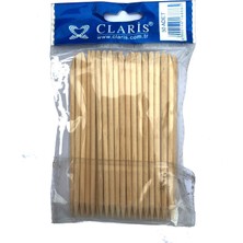 Claris 50 Adet Tırnak Eti İtici Çubuk Ahşap Yapı ile Manikür İçin Uygun