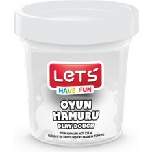 Kitabevimden Lets Oyun Hamuru Tek Renk Beyaz 110 gr L8440-5