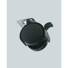 Uslucan Alışveriş Kilitli Mini Tekerlek Ayak 4 cm 4’lü Set