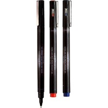 Kitabevimden Uni-Ball Çizim Kalemi Akrilik Uçlu Fine Line Pin 0.5 mm Mavi Pın 05-200