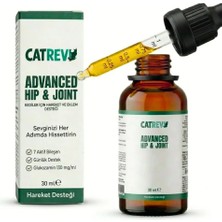 Catrevi Kedi Eklem ve Hareket Desteği Sıvı Glukozamin Msm İçeren Güçlendirici Takviye Hip & Joint Damla 30 ml