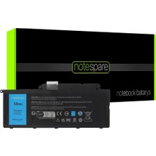 Notespare Dell ile Uyumlu Inspiron 062VNH, 0F7HVR, 62VNH, 89JW7, F7HVR, G4YJM Notebook Batarya Pil