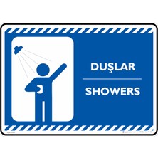 İsg Tabelam 25X35CM/KOMPOZIT/DUŞLAR Showers